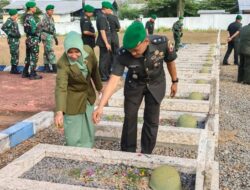 Kasdim Sumenep Pimpin Ziarah HUT Ke-60 Korem 084/Bhaskara Jaya di TMP Jokotole