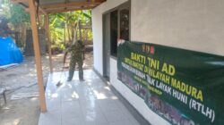 Rumah Ibnu Rampung, Babinsa Bluto Pastikan Hunian Bersih dan Nyaman