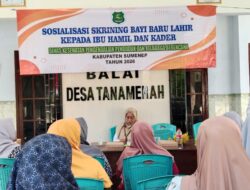 Timker Dinkes Sumenep, Sosialisasi Skrining Ibu Hamil di Desa Tanah Merah