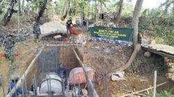 Pondasi Mulai Dicor, Jembatan Laok Saba Dibangun TNI untuk Perkuat Akses Warga