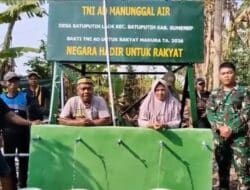 Sumur Bor Bakti TNI AD Atasi Krisis Air Warga Batuputih Sumenep
