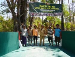 Jembatan Nonggunong Rampung, Warga Tanjung Kini Lebih Mudah