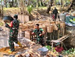 Jembatan Laok Saba Masuk Tahap Pemasangan Bekisting