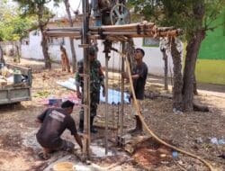 Sumur Bor Bakti TNI AD Sasar Jungkat, Warga Raas Segera Nikmati Air