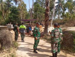 Dandim Sumenep Blusukan, Cek Progres Jembatan Bakti TNI AD