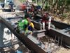 Besi WF Dilas, Jembatan Jutengen Dikebut TNI dan Warga