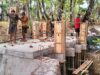 Jembatan Beton Laok Saba Dikebut, TNI AD Pasang Bondex dan Wiremesh