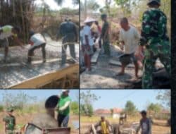 Jembatan Padenan Bakti TNI AD Dikebut, Lantai Mulai Dicor