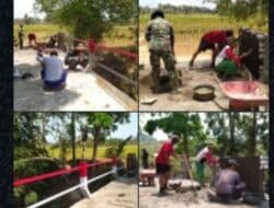 Jembatan Galuguran Segera Rampung, Babinsa dan Warga Kebut Finishing