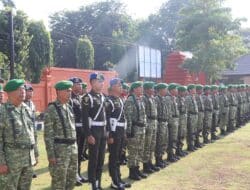 Upacara 17-an Kodim Sumenep, Kasdim Bacakan Amanat Panglima TNI